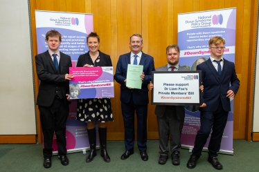 Tracey meeting Down Syndrome Policy Group Representatives